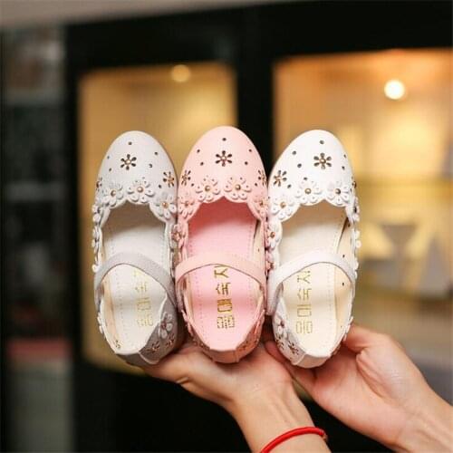 Spring and autumn girls' shoes fashion flowers lovely princess shoes girls small shoes shoes soft sole non slip casual shoes