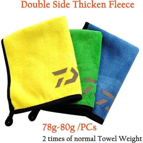Thicken Fishing Towel handkerchief Cycling Outdoor Sweat Absorbing Clothing Thickening Non-stick Absorbent Outdoors Towels