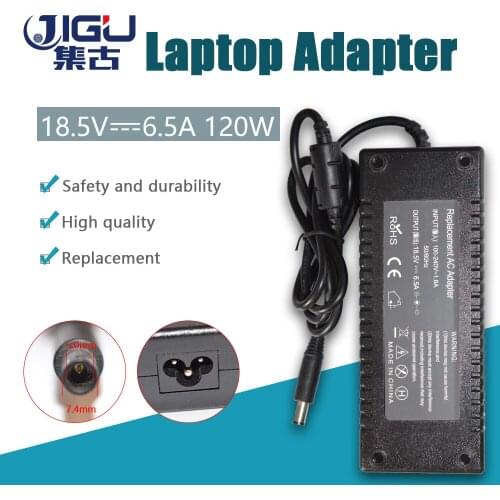 JIGU 18.5V 6.5A 7.4*5.0MM 120W 391174-001 384023-001 Replacement For HP DV2 DV3 DV4 DV5 DV6 HDX9000 AC Adapter Power Charger