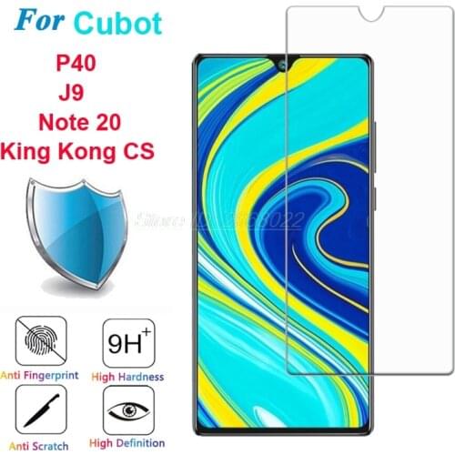 3-1PC Glass For Cubot P40 Screen Protector Protective Film on Cubot X30 J9 Note20 King Kong CS Tempered Glass On Cubot P40 Vitro