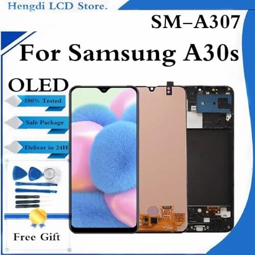 LCD For Samsung GALAXY A30S A307 LCD Display Touch Screen Digitizer Assembly For Samsung A307F A307FN Display Replacement