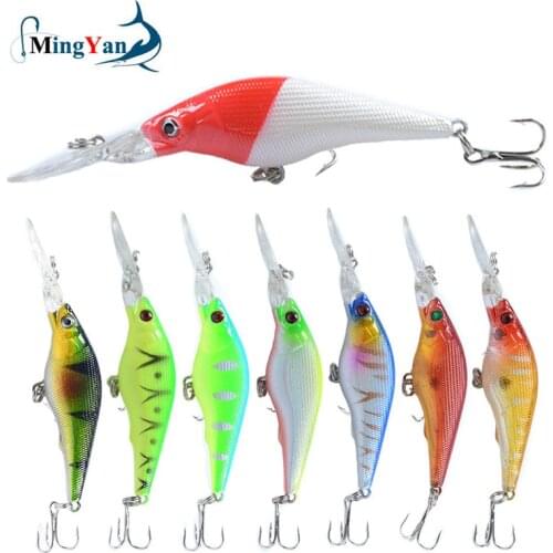 1 PCS 9cm 6.5g Japan Hard Bait Minnow Fishing Lure Pesca Hook Fish Wobbler Crankbait Tackle Artificial Fishing Lures
