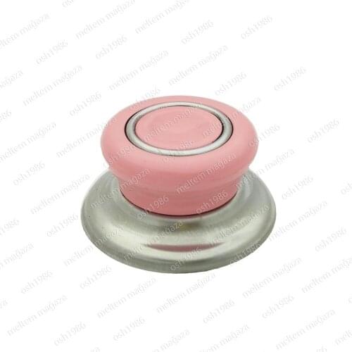 1 PCS Universal Replacement Cookware Kitchen Accessory Knob Screw Handle Pan Hand Grip Handle Cover Pink HT-TT0002-4