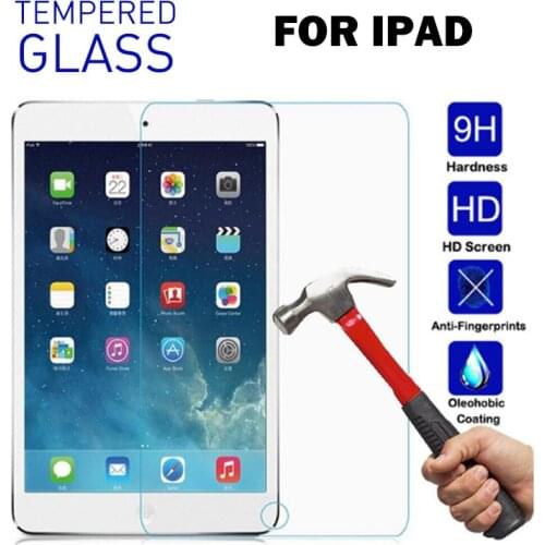 2pcs For IPad 2 3 4 9.7 2017 2018 Pro 11 Tempered Glass for IPad 7th 8th Air3 10.5 10.2 Air 4 10.9 Mini Screen Protector Flim