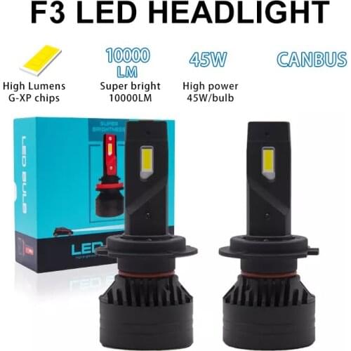 Super Bright 10000LM LED Headlight Bulb H4 H7 H11 H13 9005 9006 9012 With G-XP Chips 55W Replace Car Light 6000K