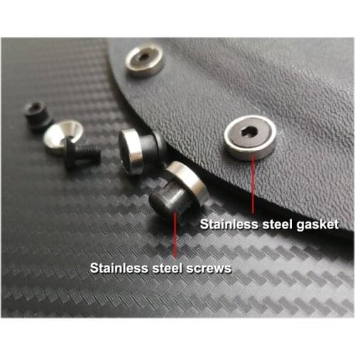 5pcs/lot 3.7mm Chicago stainless steel screws used for 2.0mm(0.08") Kydex plank of knife scabbard Holster