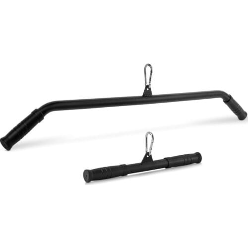 50cm 100cm LAT Pulldown Bar Pulley Cable Machine Attachments Home Gym Triceps Press Down Bar Back Muscles Workout Handle