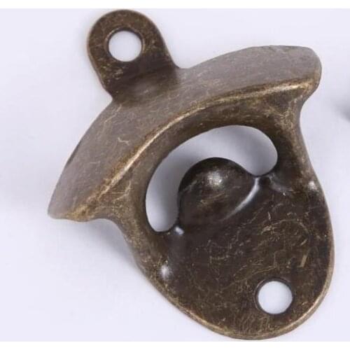 700pcs/lot Retro Wall Mounted Bottle Opener Beer Opener for Wine Soda Glass Cap Opener Kitchen Bar Restaurant Gift SN3906