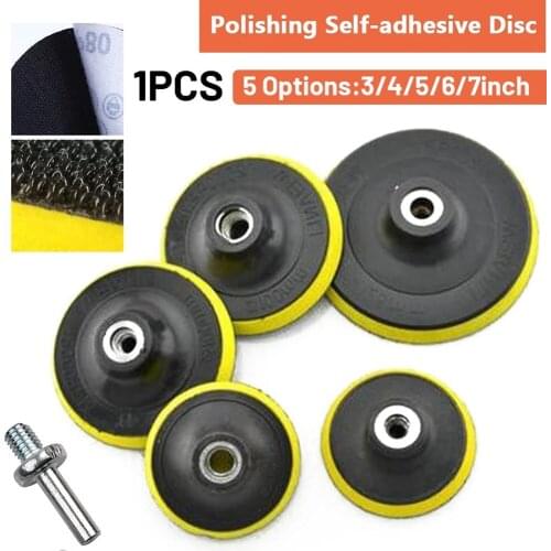 75/100/125/150/180mm Self-adhesive Polishing Pad Sandpaper Polishing Disc For Cleaning Electric Grinder Polisher Tools