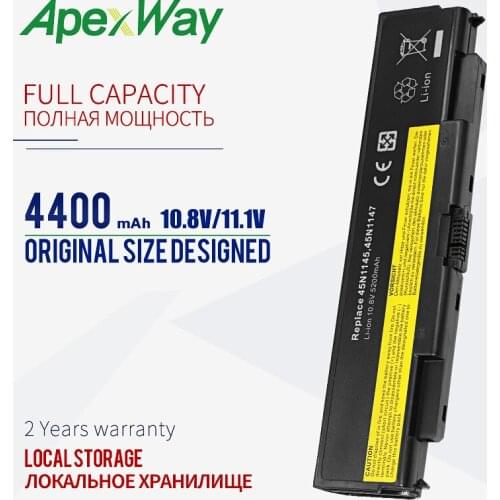 Apexway 10.8V laptop battery T440P For Lenovo ThinkPad L440 L540 T440pT540p W540 45N1148 45N1149 45N1150T 45N1144 45N1145