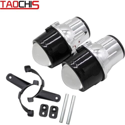 TAOCHIS Car-styling 2.5 inches fog lamp Bi-xenon projector lens Retrofit dedicated For CHEVROLET SAIL H11 hid xenon light bulb