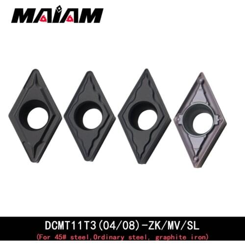 DCMT Rhombus turning tool DCMT11T3 DCMT11T304 DCMT11T308 insert sduc sducr sducr11 turning tool rod insert k11 dcmt11 ZK/MV/SL