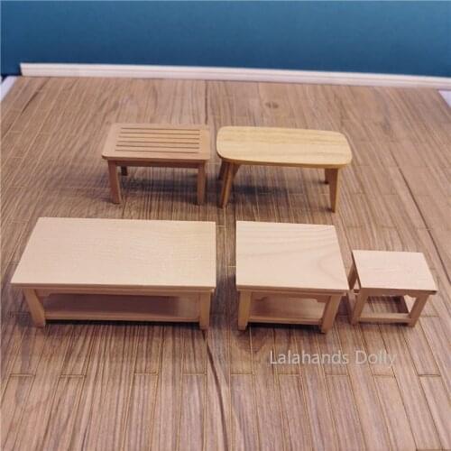 1:12Dollhouse Mini Wooden Billet Table Furniture Model for Dollhouse Furniture Decoration Accessories