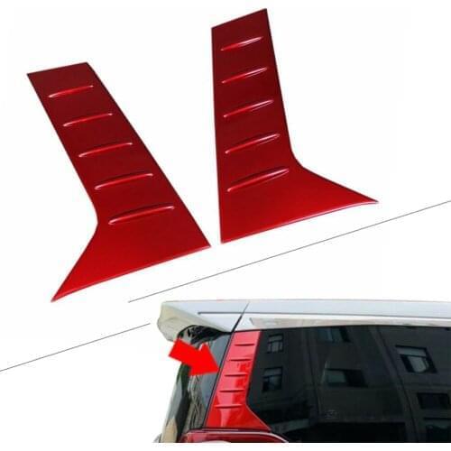 For Toyota Alphard Vellfire 2016 2017 2018 2019 Red Car C-Pillar Molding Cover Trims ABS Plastic