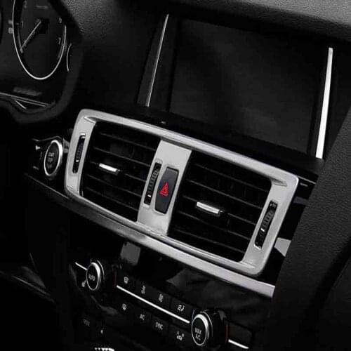 DNHFC car accessories ABS Air-conditioning outlet decoration light circle For BMW X3 X4 F25 F26 2013 2014