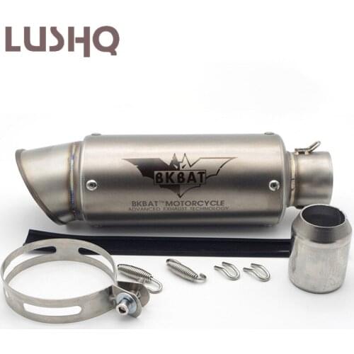 Muffler For Motorcycle Exhaust Pipe Yamaha r1 2012 mt10 raider road star tracer 900 tdm 900 xvs 1300 aerox 50 dragstar 1100