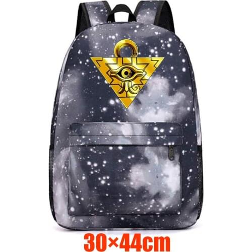 Anime Duel Monsters Canvas Backpack Schoolbag Packsack Casual High Quality Teenger Unisex Student Travel Laptop Bag