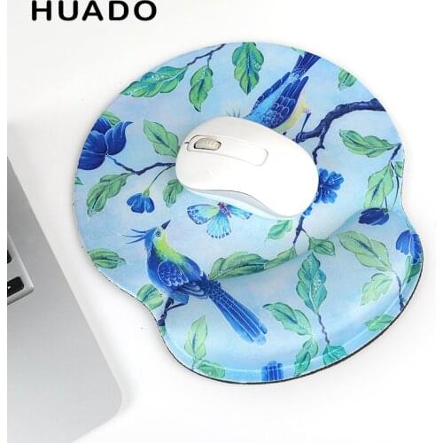 Mouse Pad with Wrist Support Anti Slip Soft Sponge Ergonomic Thicken Hand Pad for Laptop Computer Gamer