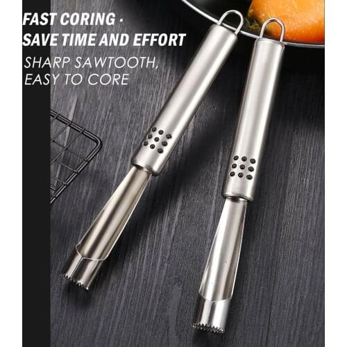 Kitchen Fruit Core Seed Remover Apple Pear Corer Cutter Stainless Steel Gadget Creative Fruit Remove Tool Kitchen Accessories