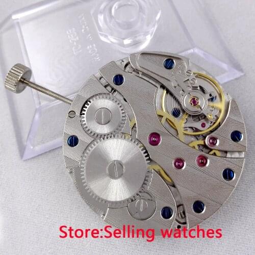 Watch movement 17 Jewels Swan Neck 6497 Hand winding Movement fit Parnis mens watch