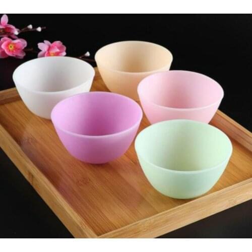 DIY Silicone Facial Masks Making Bowl DIY Cosmetic Tool Mixing Bowl Beauty Makeup Devices Handmade DIY Paint Seasoning Container