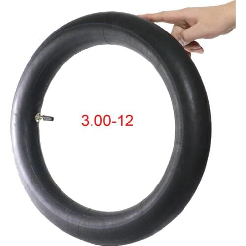Size 3.00-12 3.00x12" Inner Tube for Dirt Pit Bike 110cc 125cc Scooter Moped 50cc 70cc 90cc Rear Tire 80/100-12 tyre Inner tube