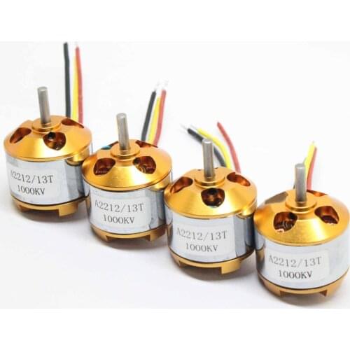 4pcs XXD A2212 1000KV Brushless Motor for RC Quadcopter 330 F450 S500 X350 F550