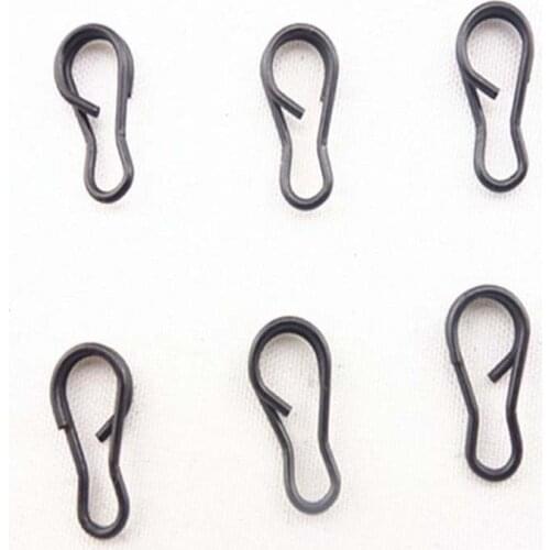50Pcs/lot Carp Fishing Quick Link Fast Link Clip Snap Connector Pin Fishing Terminal Tackle Accessories