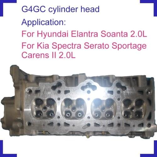 Auto parts G4GC engine cylinder head 22100-23780 OK01310100 13071129 for Kia Spectra Serato Carens II Sportage 1975cc 16V 20003