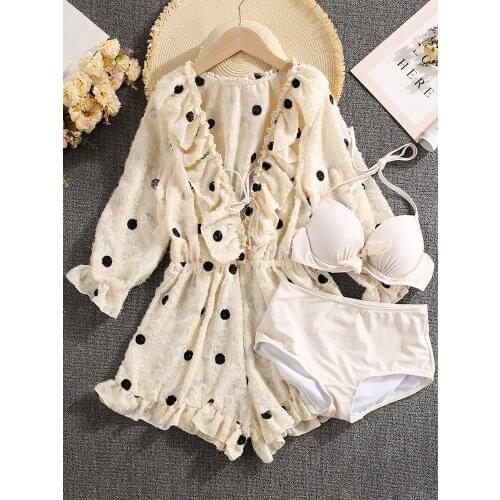 High Waist Bikinis 2021 Swimwear Women Push Up Swimsuits Solid Brazilian Bikini Ribbed Biquini Strap Swim Bathing Suits