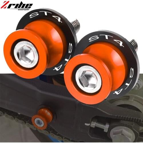 For Ducati ST4 ST4S ST4 ABS 1999 2000 2001 2002 2003 2004 2005 2006 2007 Motorcycle 6MM 8MM Swingarm Spools Stand Screws Slider