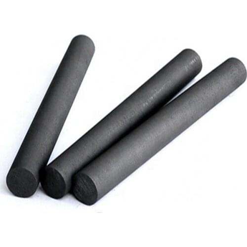 5Pcs/Lot dia10mm 99.9% Graphite Rods Welding Electrode Cylinder Rod Bars Carbon Rod Machine Tools for Light Industry Metallurgy