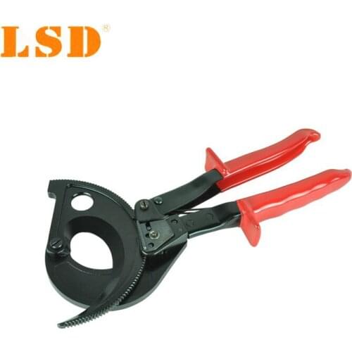 HS-520A Red Ratchet Cable Cutter MAX Cutting Range 400mm2