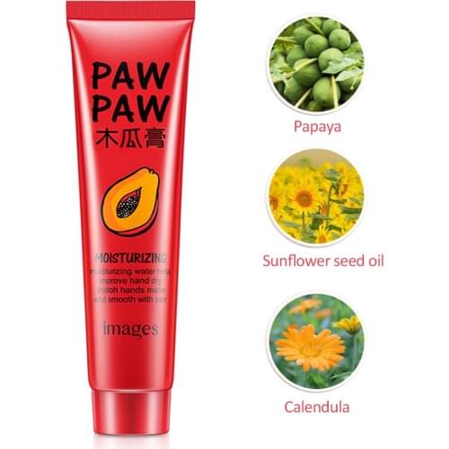 1pcs Papaya Cream Universal Cream Hydrating Moisturizing Smoothing Hand Care Foot Cream Whitening Cream Lip Balm Skin Care TSLM1