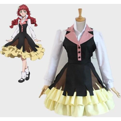 New Arrival Bungo Stray Dogs Lucy Maud Montgomery Halloween Party Dress Cosplay Costume Maid Outfit Fancy Dress Custom Made