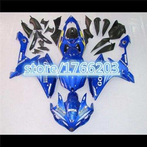 YZFR1 Fairings for YAHAMA YZF R1 08 07 YZF-R1 07-08 2008 2007 YZF1000 R1 08 07 blue fairing parts gogo!!! BBF