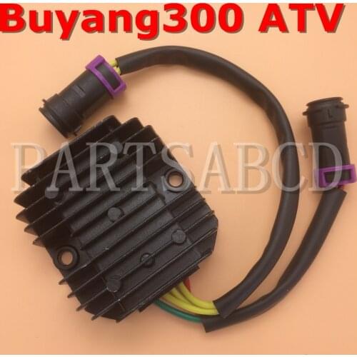 PARTSABCD Buyang 300cc atv quad D300 REGULATOR RECTIFIER buyang atv parts 5.3.01.0081