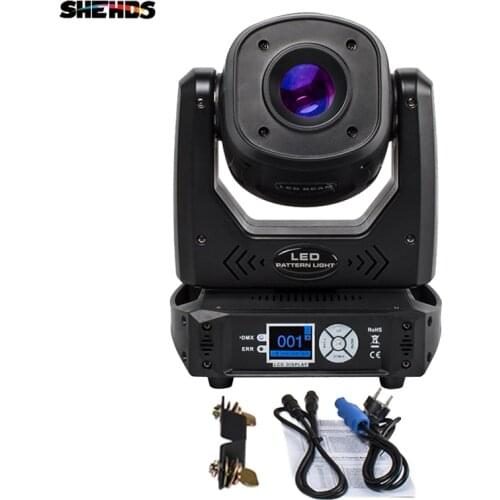 SHEHDS 100W LED Spot Moving Head Lights 3 prism DMX Controller For Discos DJ Bar Theater Concert Effect Lighting
