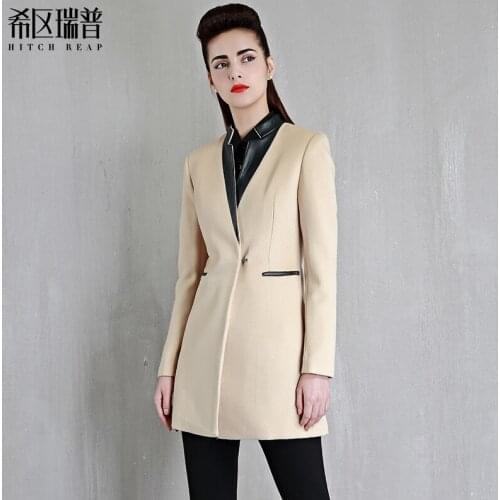 93% Wool Tweed Coat Sheepskin Collar Small Man Cashless Short Suit Coat Meter