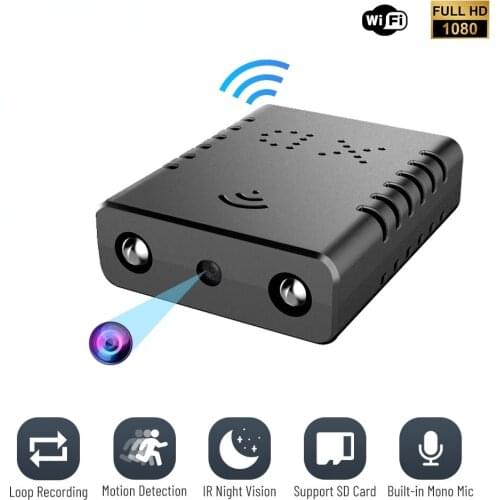 Wifi Mini Camcorder 1080P IP Cam Night Vision Micro Camera Home Security Motion Detection Secret P2P Camera Suport Hidden tfcard