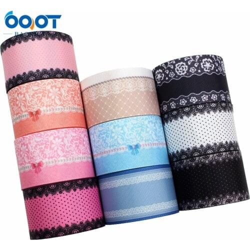 1-1/2' flower Decoration Gift Wrapping Printed Grosgrain Ribbon,10yrds DIY Handmade Headwear Accessories,L-20406-245