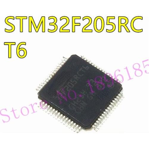 1pcs/lot STM32F205RCT6 STM32F205 STM32F QFP-64 In Stock