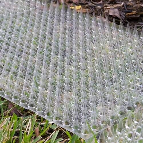 6PCS Garden Cat Scat Mats Cats Net Anti-Cat Dogs Repel-lent Mat Prickle Strips Keep Cats Away Safe Plastic Spike Thorn