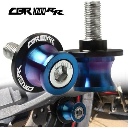 8MM Motorcycle Rear Swingarm Sliders Spools Stand Paddock Screws Swing Arm Protector For Honda CBR1000RR 2004-2011 CBR 1000 RR