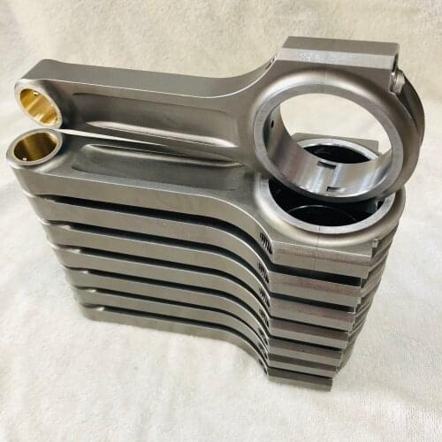 8 pieces Rifle Drilled I-beam forged Connecting Rods conrods For Mercedes Benz M119 149mm 51.61mm 24mm one set