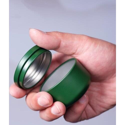 1 piece Cheap Wholesale New Colorful Portable Sealed Moisture-Proof Tea Can Candy Gift Box Jewelry Storage Jar 5.3*3.7cm