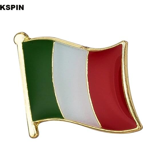Italy flag pin lapel pin badge Brooch Icons 1PC KS-0206