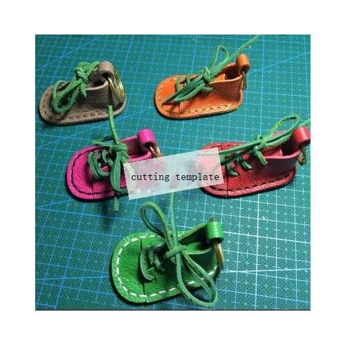 Designer leather craft template, shoes decoration die cutting knife mould with round stitch hole diy hand machine punch tool