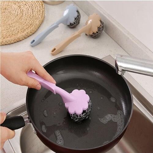 Dish-washing Pots Pan Brush Ball Pot Washing Brush Multifunction Degreasing Kitchen Accessories
