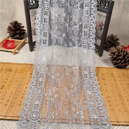 RR1229 16cm Beauty hot selling elastic lace fabric elastic lace for underwear